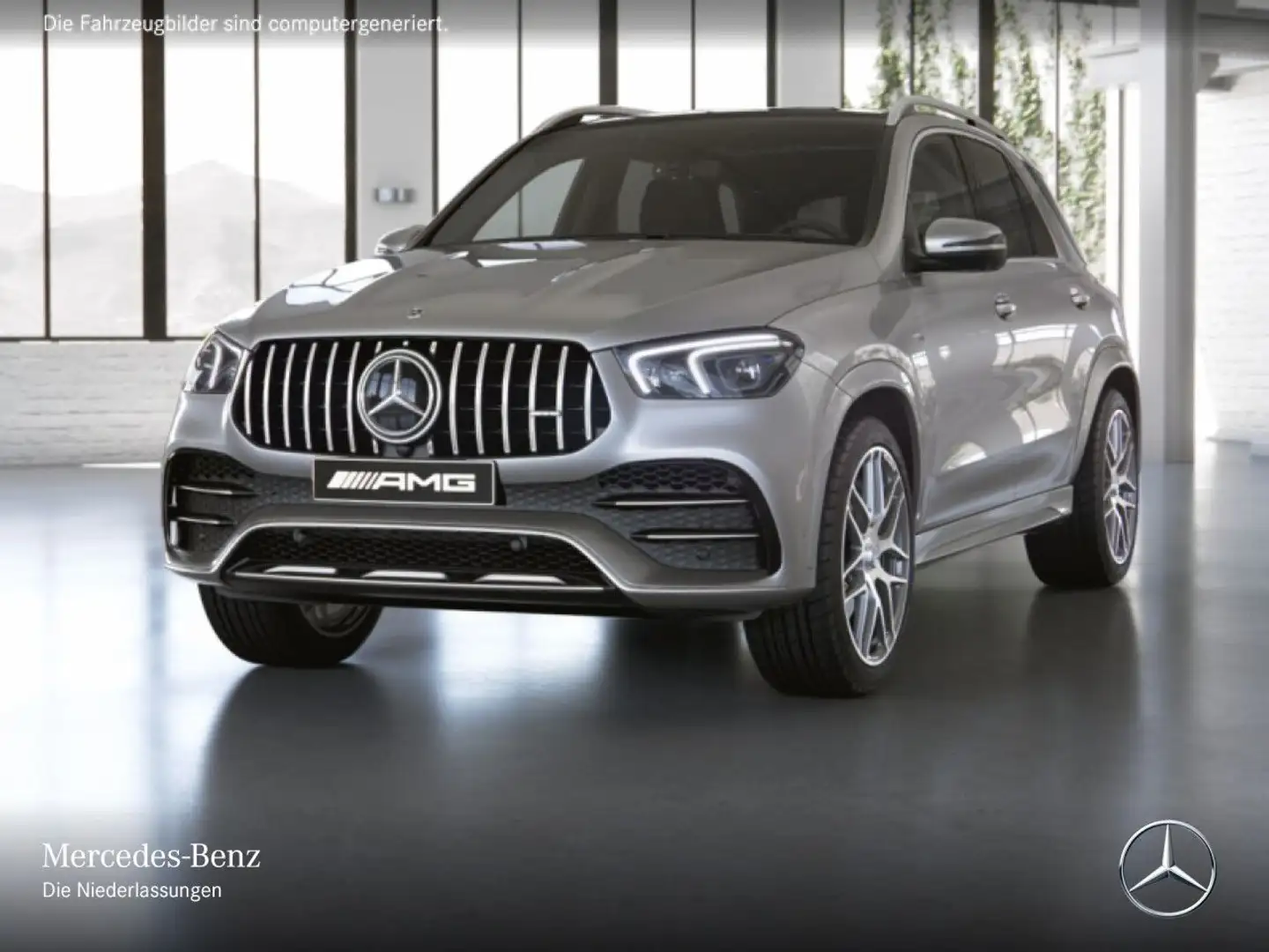 Mercedes-Benz GLE 53 AMG GLE 53 4M PANO+360+MULTIBEAM+FAHRASS+22"+SITZKLIMA Silber - 2