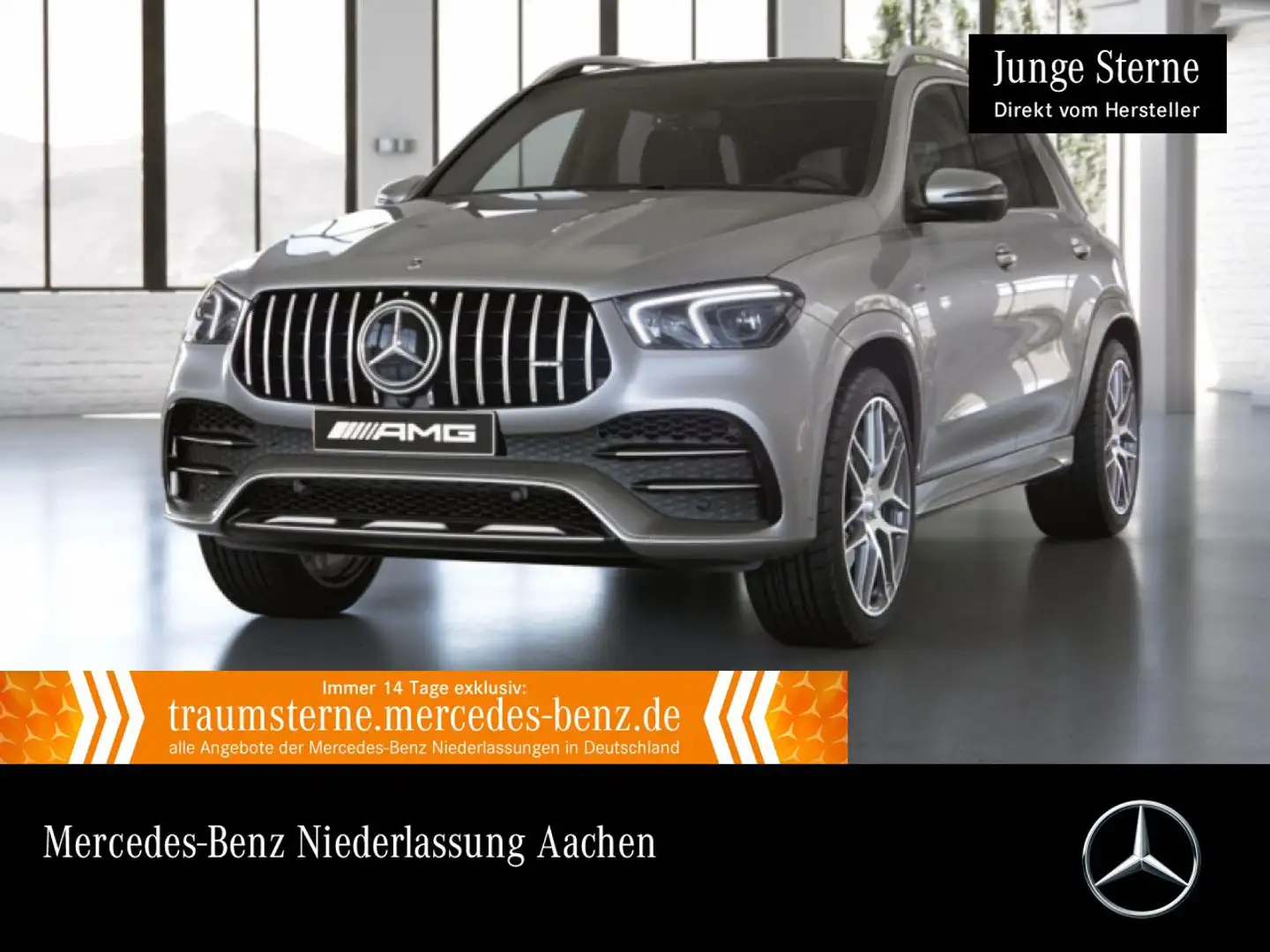 Mercedes-Benz GLE 53 AMG GLE 53 4M PANO+360+MULTIBEAM+FAHRASS+22"+SITZKLIMA Silber - 1