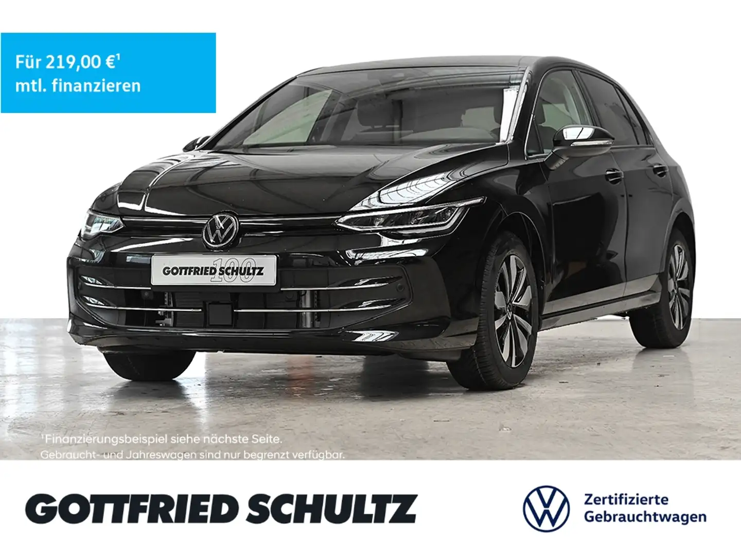 Volkswagen Golf Goal 1.5 eTSI DSG AHK Navi Kamera ACC Schwarz - 1