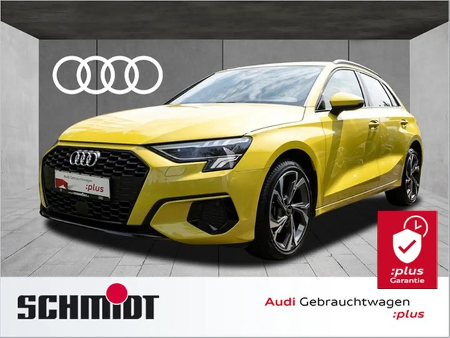 Audi A3 Sportback 35 TDI Advanced AHK LED HuD Klima GRA... Gelb - 1