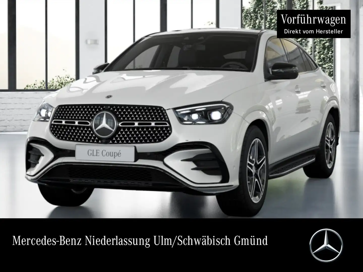 Mercedes-Benz GLE 350 de Coupé 4M AMG+NIGHT+PANO+360+AHK+20"+9G Blanc - 1
