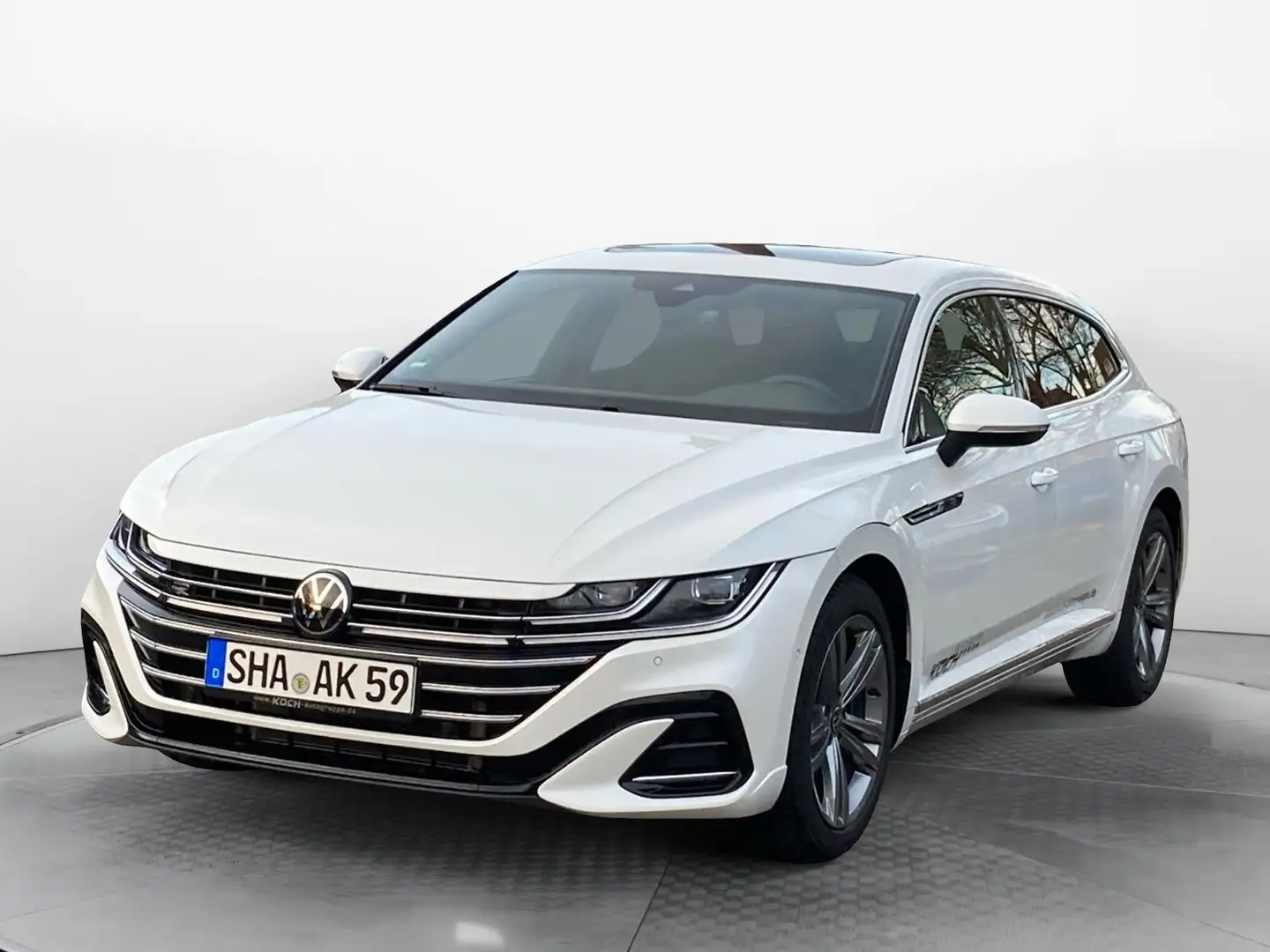 Volkswagen Arteon Arteon Shootingbrake 2.0 TDI R-Line DSG Leder Na Weiß - 2