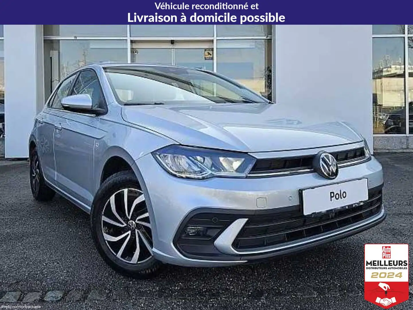 Volkswagen Polo 1.0 TSI 95 S\u0026S Life Blanc - 1