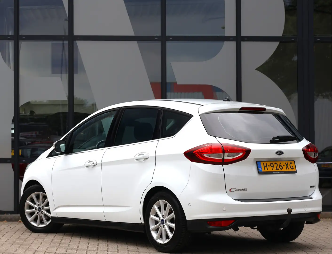 Ford C-Max 1.0 Titanium | Navi | Clima | Trekhaak | Cruise | Wit - 2