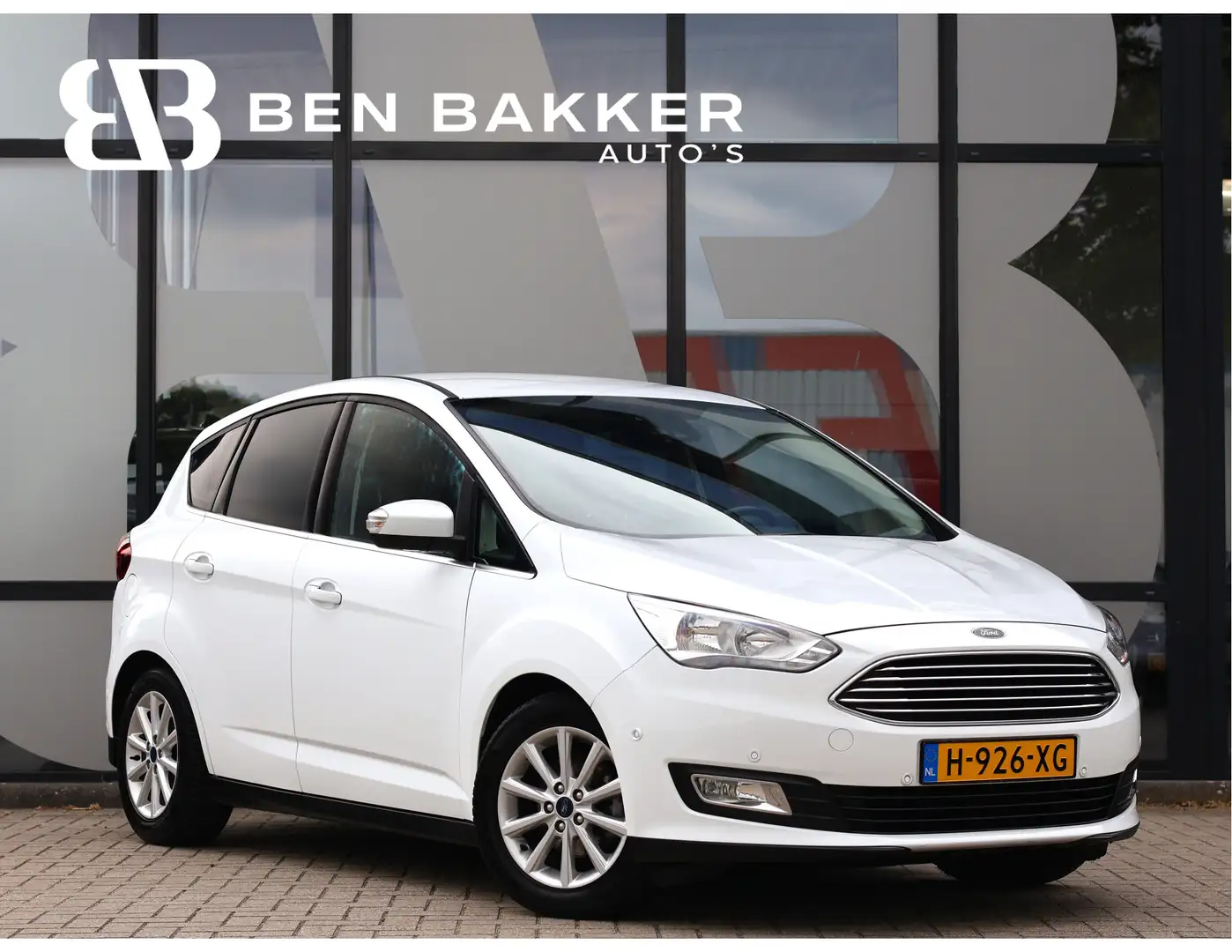 Ford C-Max 1.0 Titanium | Navi | Clima | Trekhaak | Cruise | Wit - 1