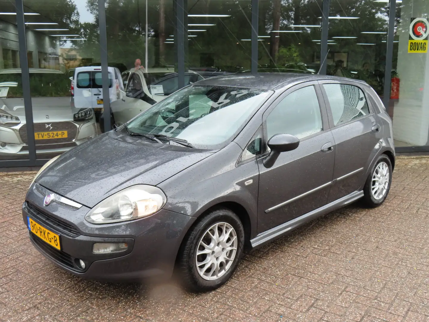 Fiat Punto Evo 1.3 M-Jet Dynamic*ECC*Navi* Grijs - 2