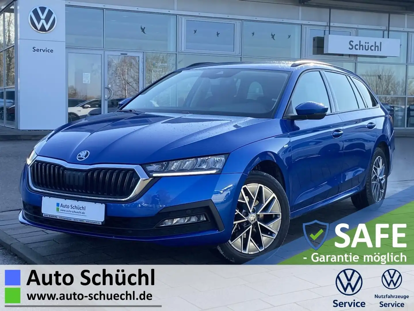 Skoda Octavia Combi 2.0 TDI Ambition LED+AHK+SMART-LIN Blau - 1