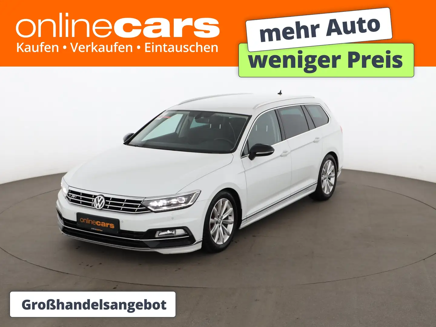 Volkswagen Passat Variant 2.0 TDI Highline Aut LED AHK RADAR Weiß - 1