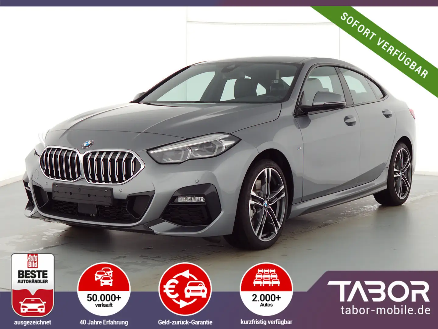 BMW 220 220d Gran Coupé Aut. M Sport CockpitPro Nav 18Z Grau - 1