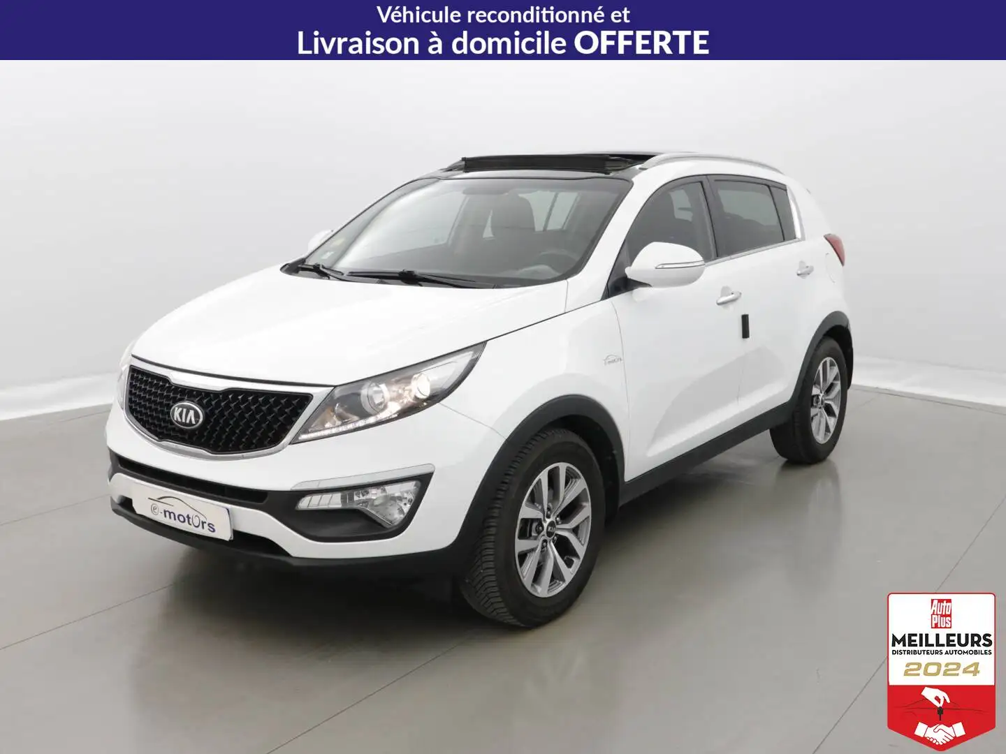 Kia Sportage 1.7 CRDi 115 ISG 4x2 - Active Blanc - 1