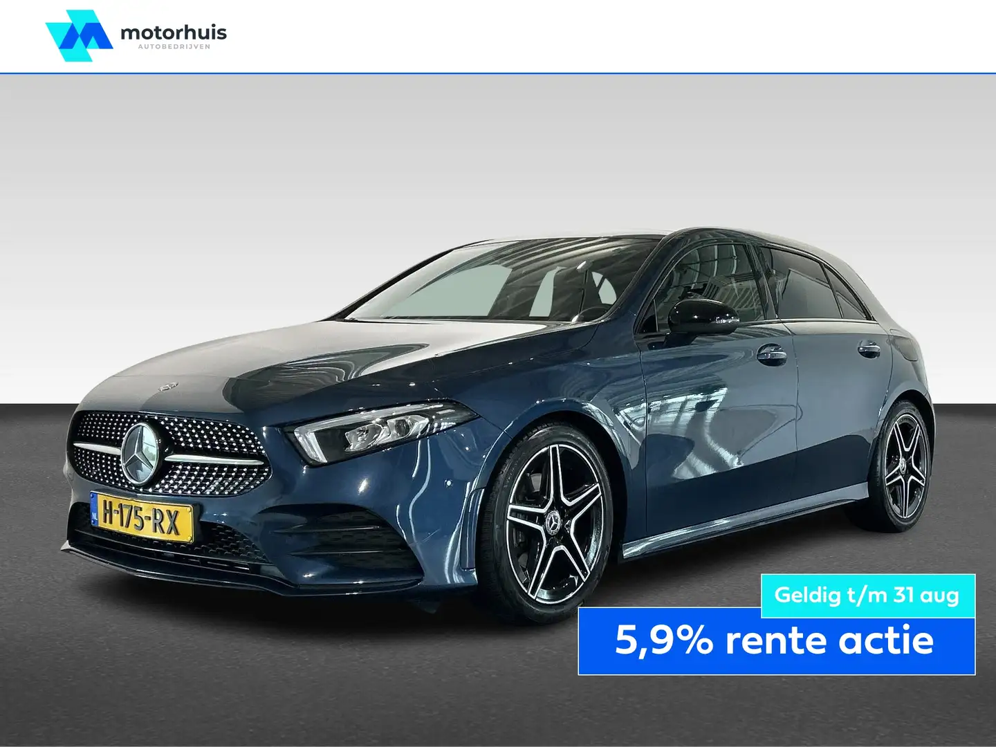 Mercedes-Benz A 180 A 136pk 7G-DCT Business Solution AMG Blauw - 1
