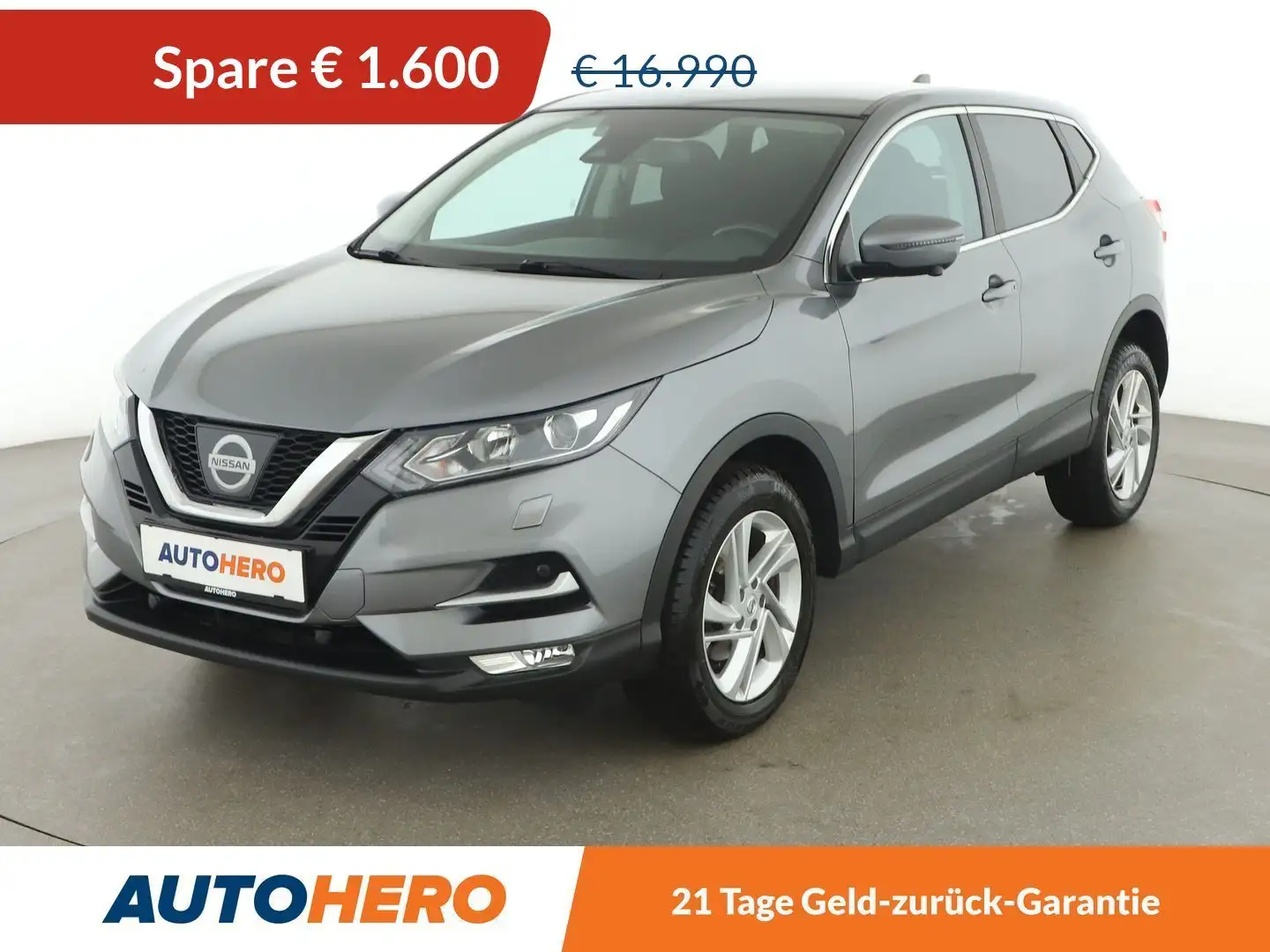Nissan Qashqai 1.6 N-Connecta Gris - 1