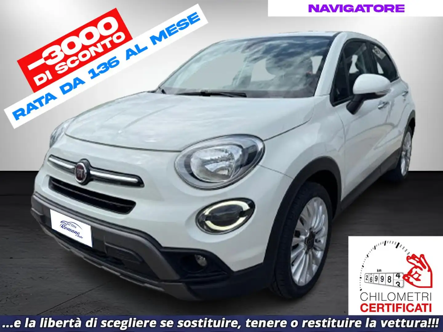 Fiat 500X 1.0 T3 120 CV City Cross Bianco - 1