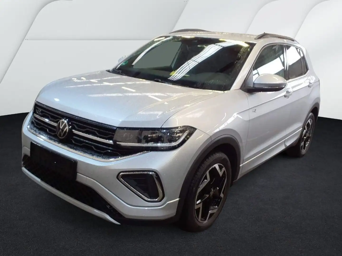 Volkswagen T-Cross 1.5TSI DSG R-Line NAVI AHK LED KAMERA Silber - 2
