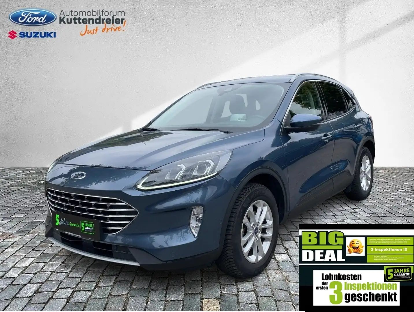 Ford Kuga FHEV Titanium X Allrad Autom. Navi Kamera Bleu - 2