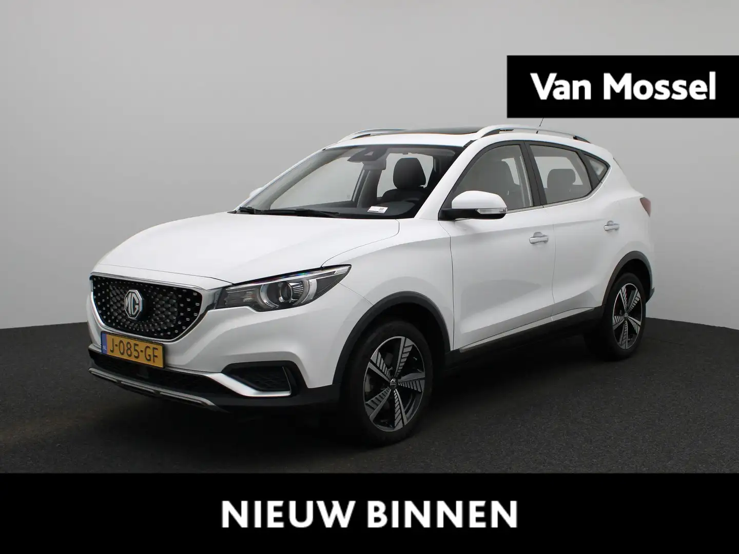 MG ZS MG EV Luxury 45 kWh PANORAMADAK | LEDEREN BEKLEDIN Wit - 1
