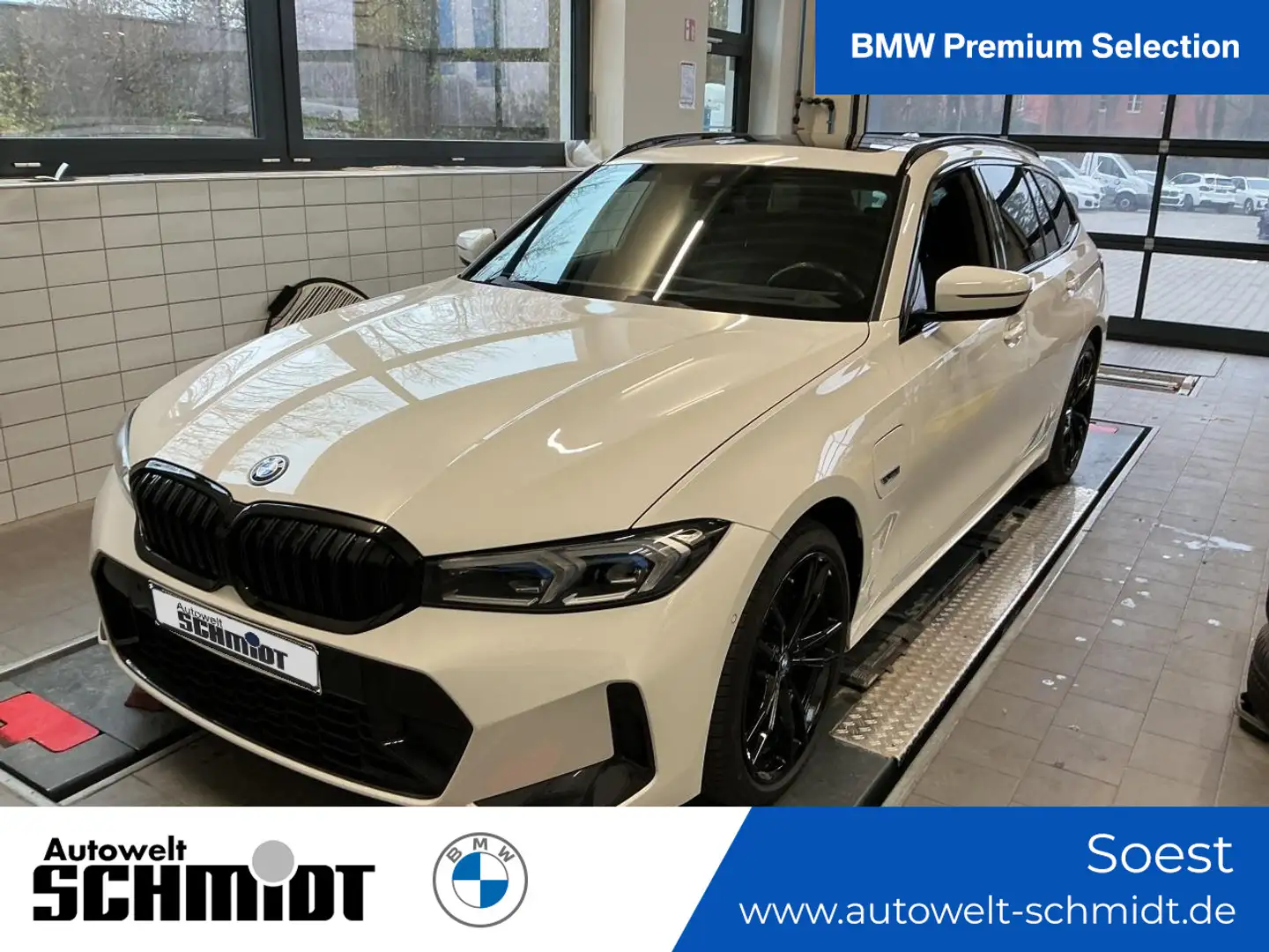BMW 330 e xDrive Touring + 2Jahre-BPS.-GARANTIE Bianco - 1