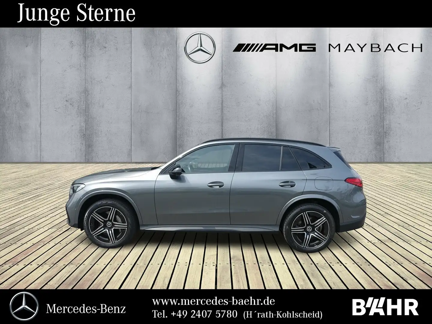 Mercedes-Benz GLC 300 GLC 300 e 4M AMG+Night/MBUX/AHK/360°/Distronic Grau - 2