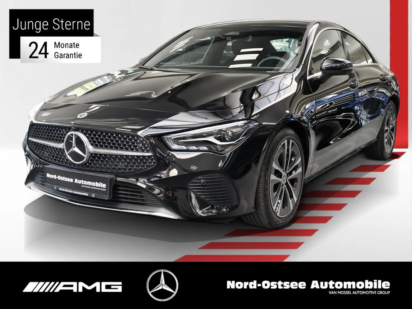 Mercedes-Benz CLA 200 PROGRESSIVE  360° KAMERA LED NAVI SITZHZ Negro - 1