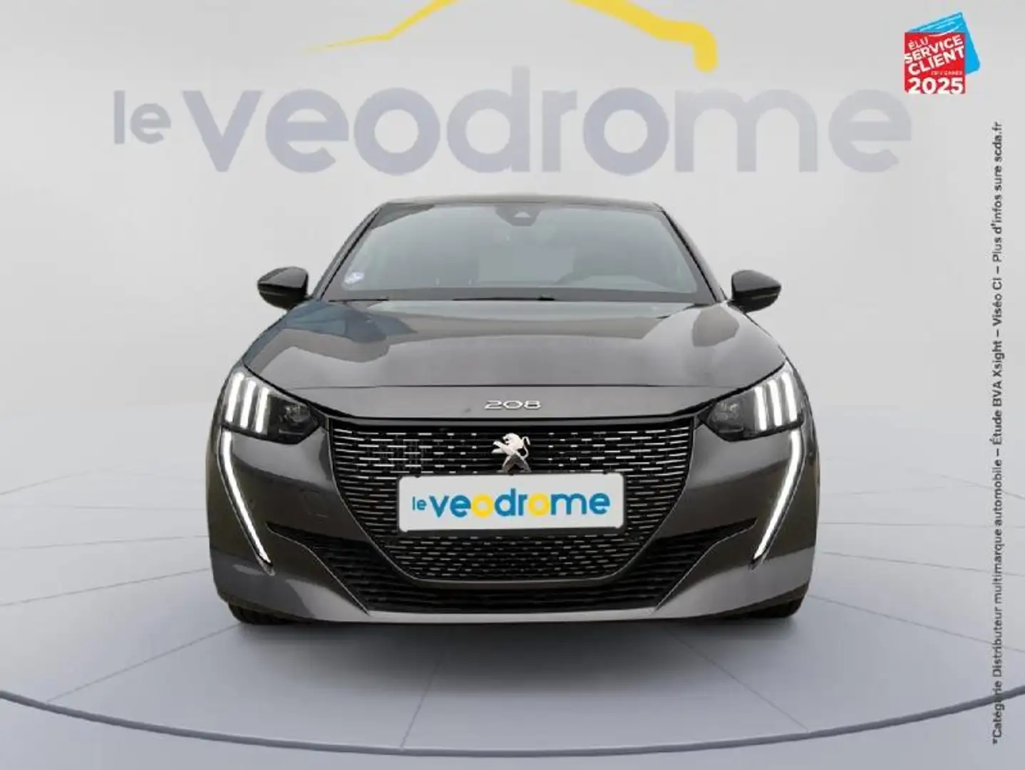 Peugeot 208 1.2 PureTech 100ch S/S GT Camera Carplay Gris - 2