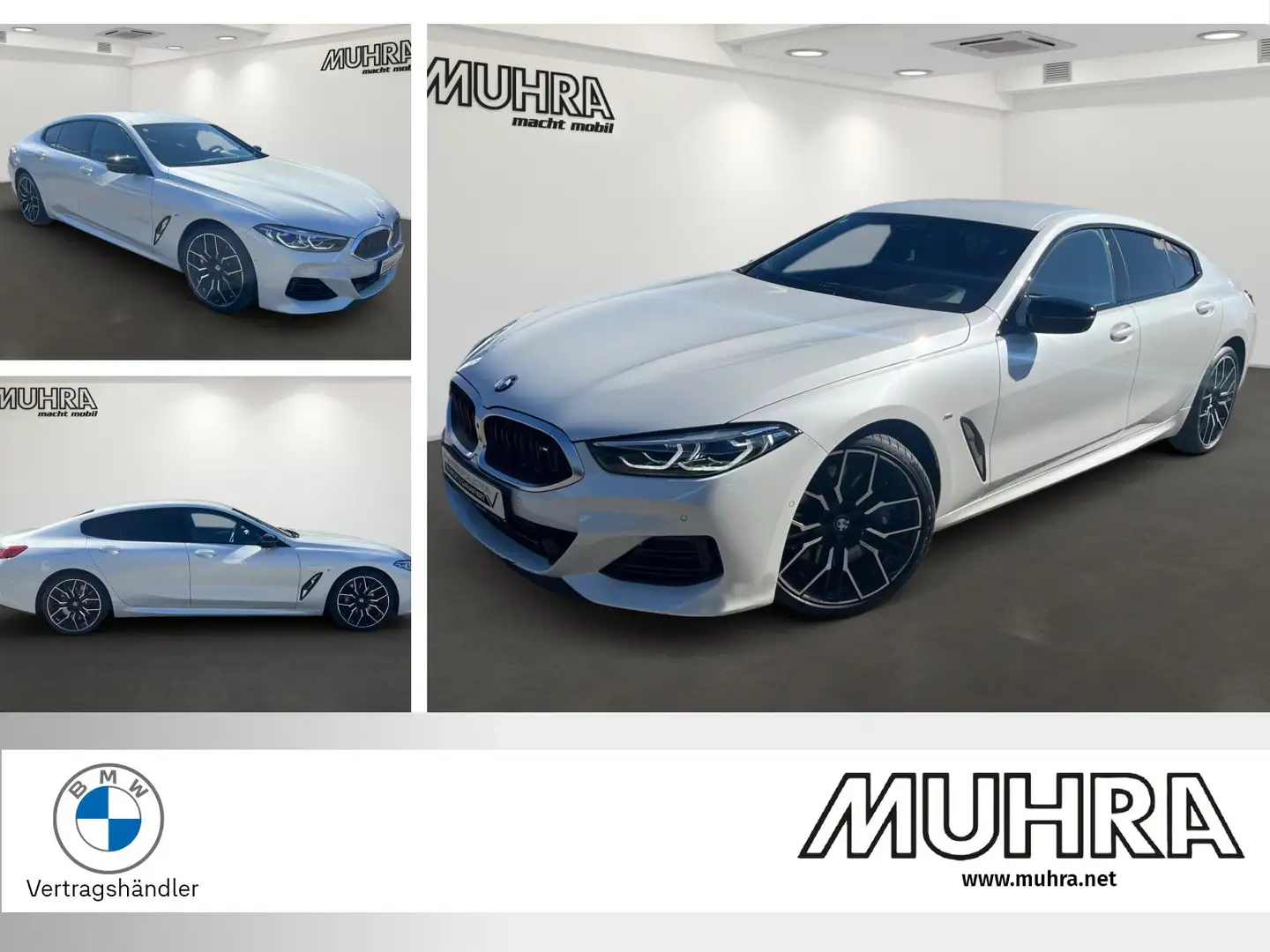 BMW M850 i xDrive Gran Coupe - Leas.o.Anz.ab 777,-EUR Weiß - 1