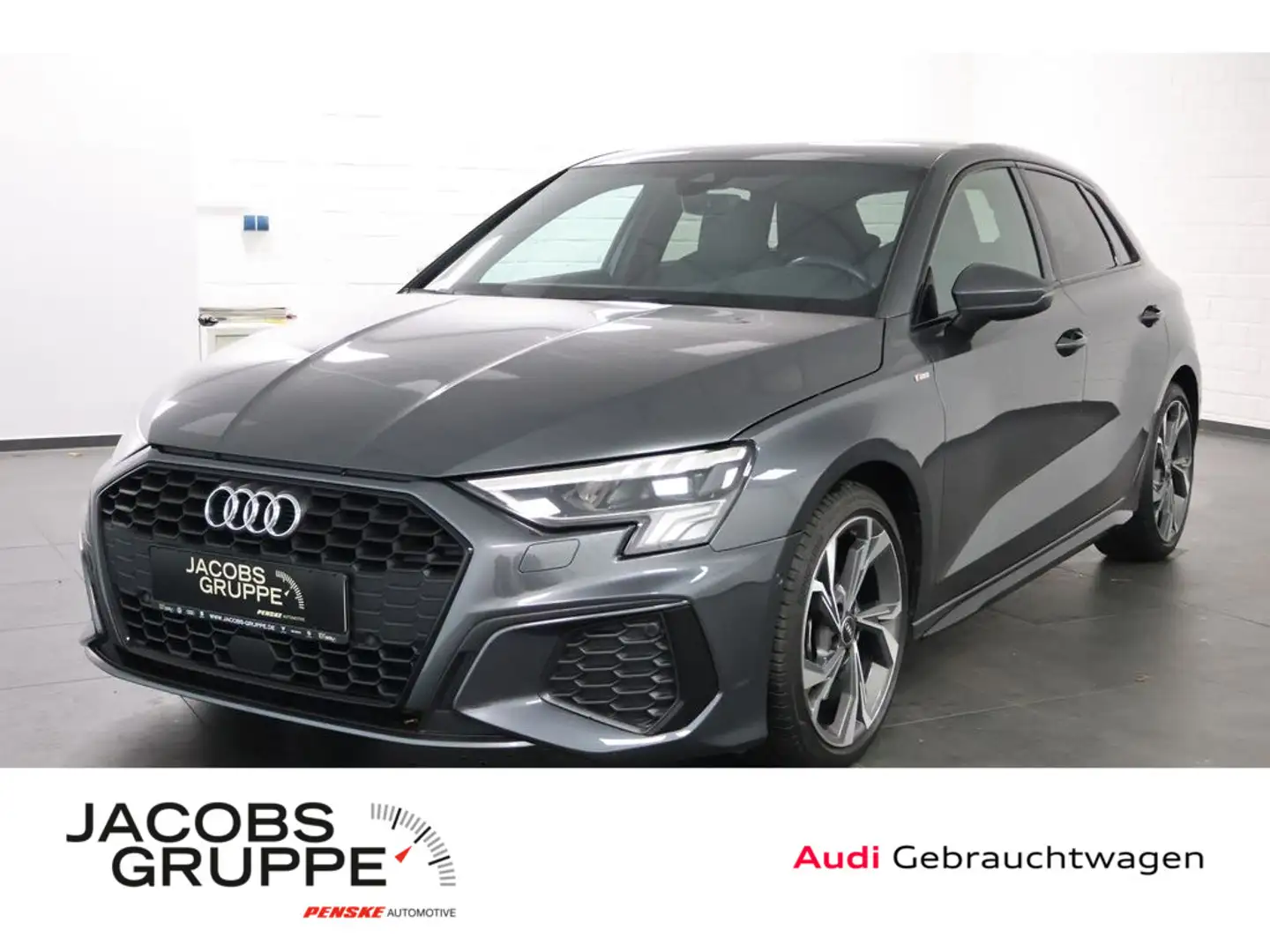 Audi A3 Sportback 35 TDI S line Navi,LED,RFK,SHZ Grau - 1