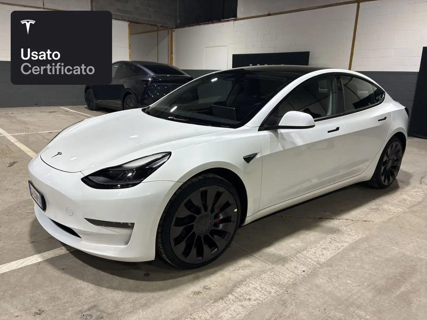 Tesla Model 3 Performance Blanc - 2