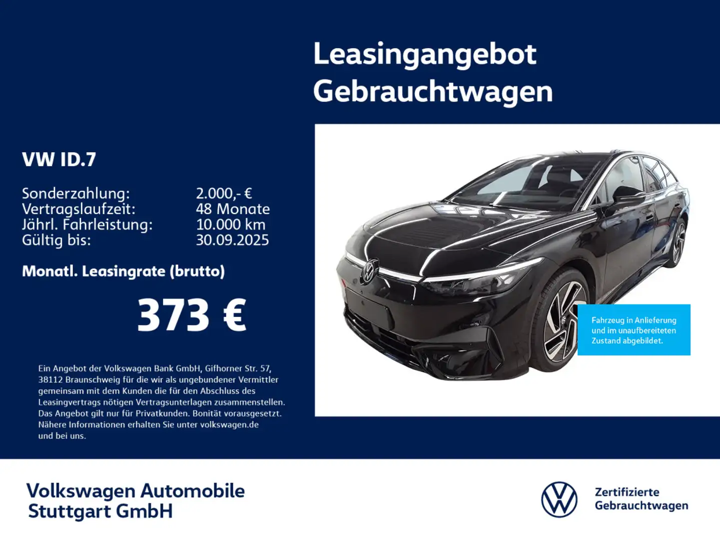 Volkswagen ID.7 Tourer Pro DSG 210 kW Noir - 1