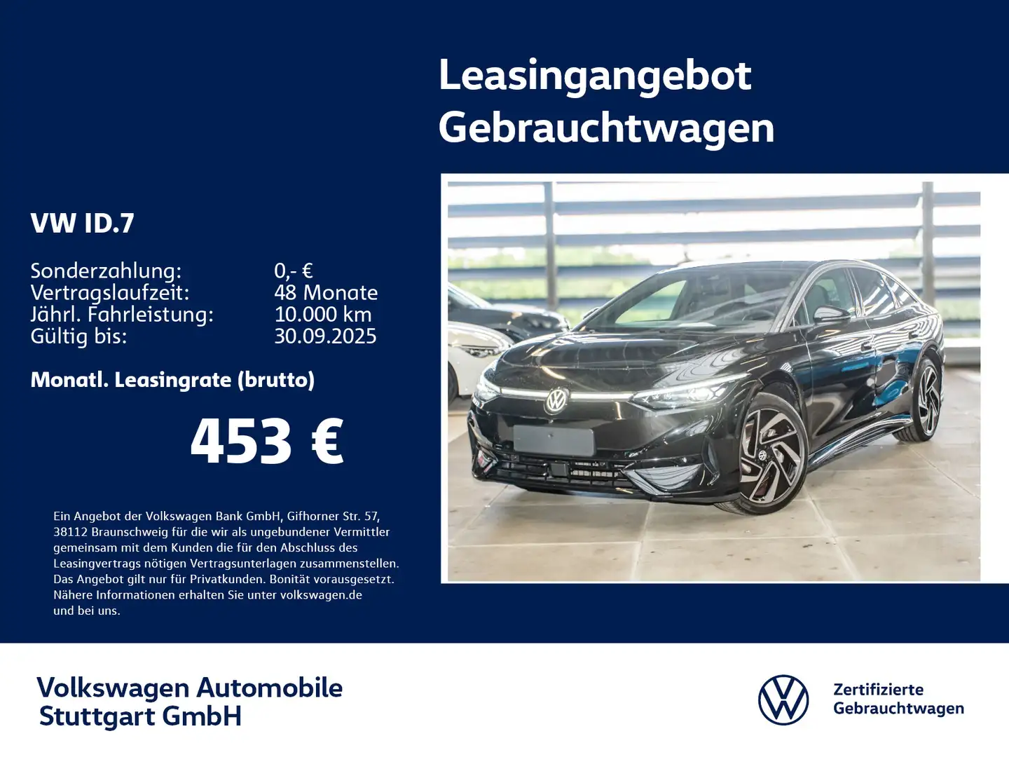 Volkswagen ID.7 Pro Navi AHK Kamera Schwarz - 1