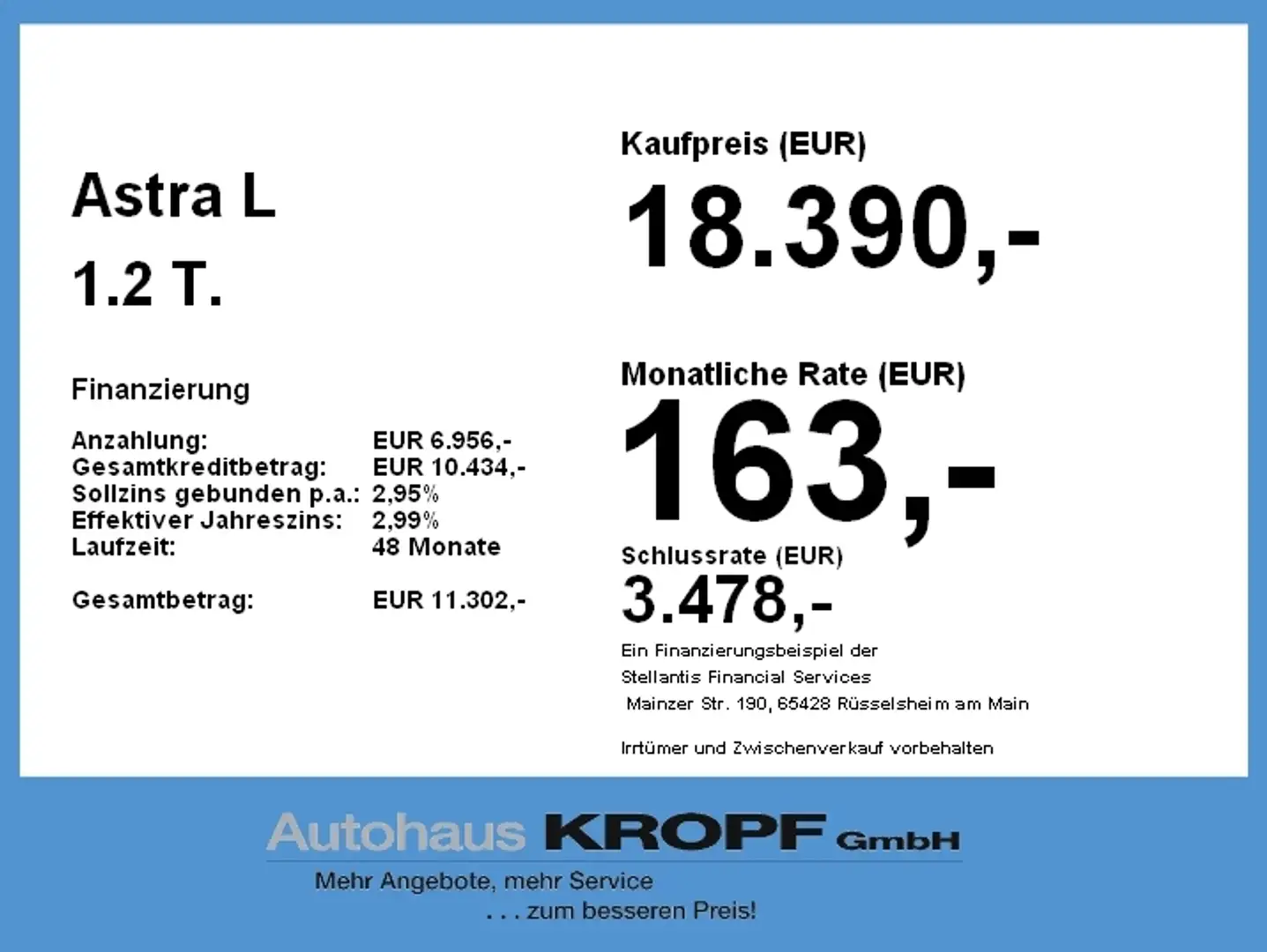 Opel Astra L 1.2 T. ab 2,99% LED+SHZ+Fernlichtass.+LM Rouge - 2