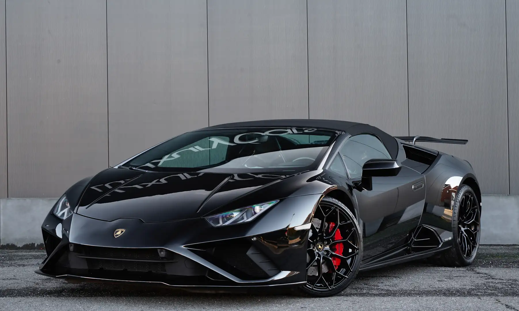 Lamborghini Huracán EVO RWD Spyder *AKRAPOVIC/CARBON/LIFT/CAM/FULL* Noir - 2