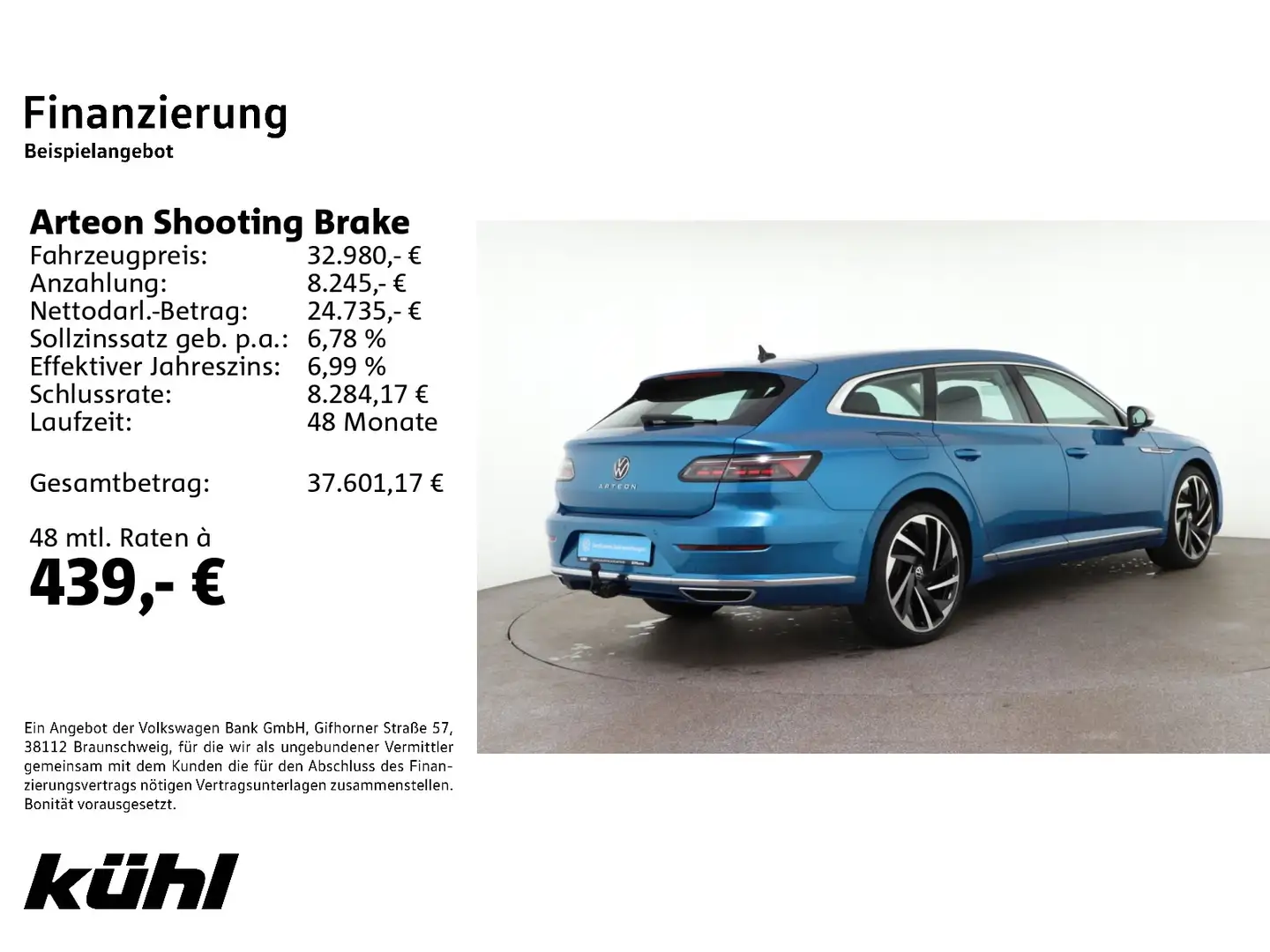 Volkswagen Arteon 2.0 TSI DSG Elegance IQ.Li Gelb - 2