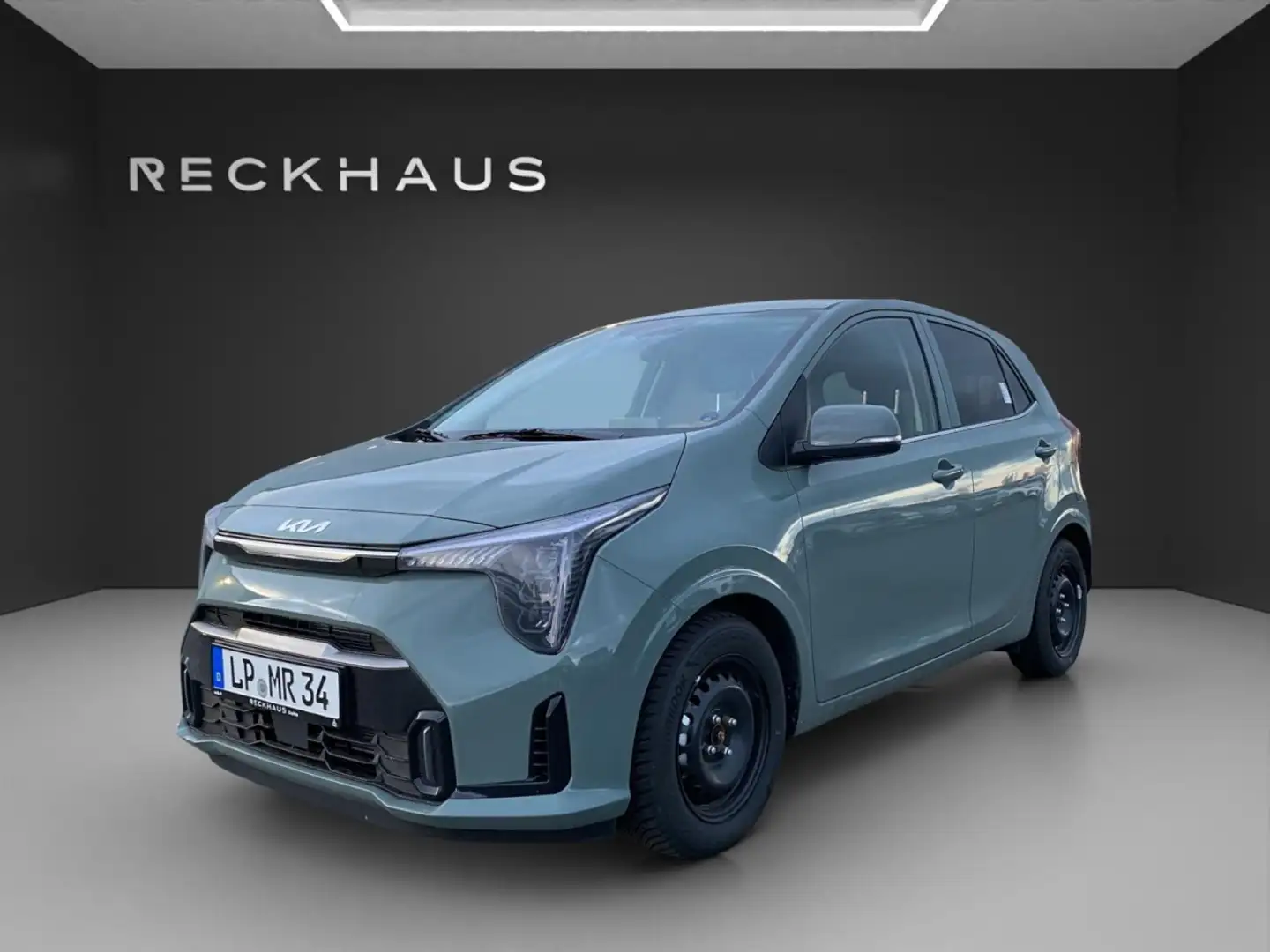 Kia Picanto PE2 1.2 AMT SPIRIT PREMIUM Klima Navi Leder Grün - 1
