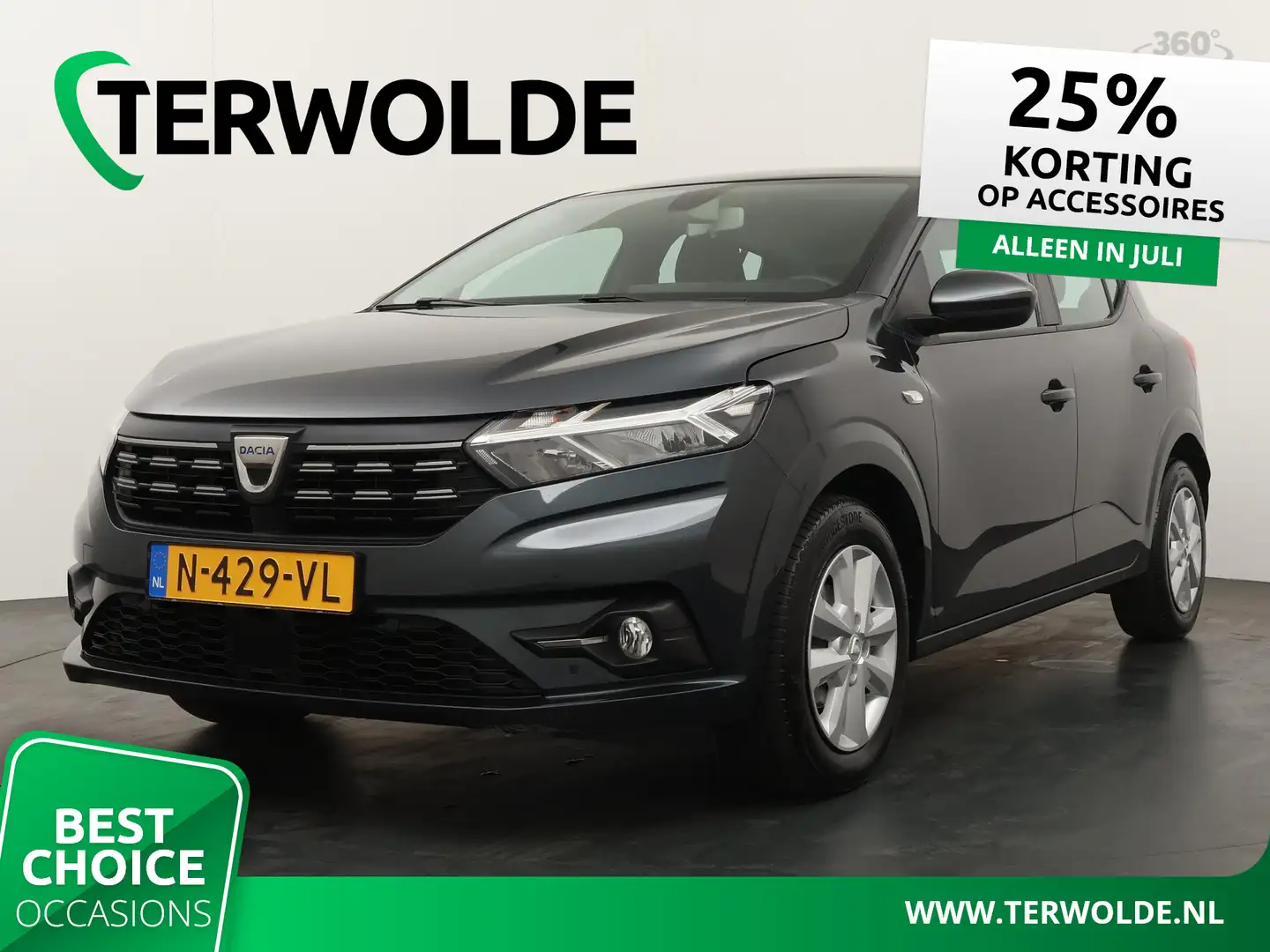 Dacia Sandero 1.0 TCe 100 Bi-Fuel Comfort | Achteruitrijcamera & Grijs - 1