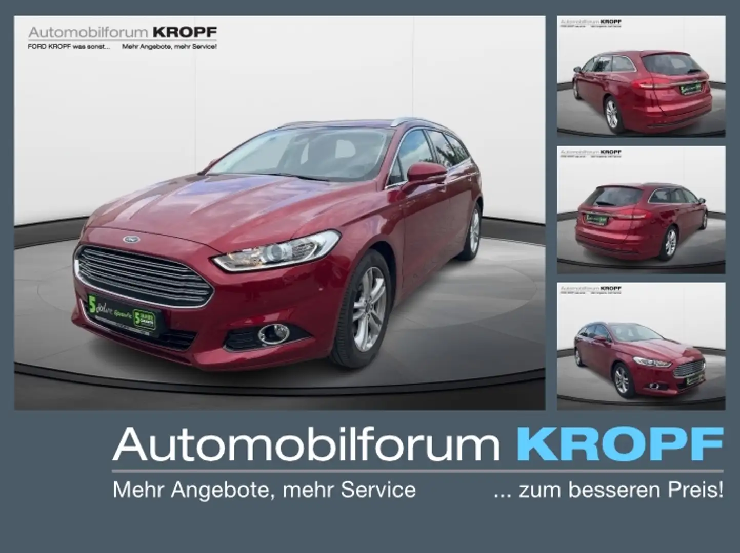 Ford Mondeo Turnier 1.5 EcoBoost Titanium NAVI SPURA Piros - 1