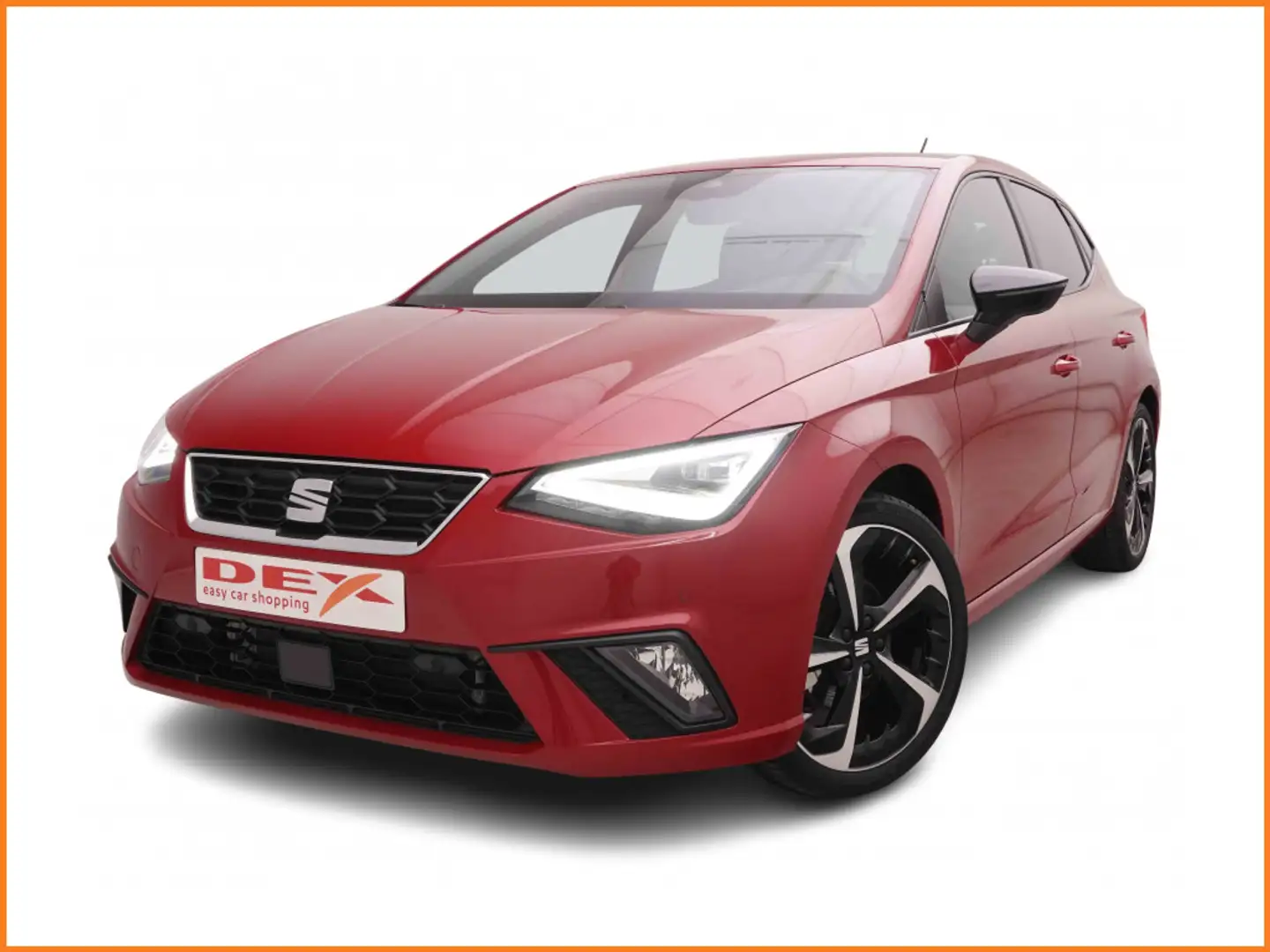 SEAT Ibiza 1.0 EcoTSI 115 FR + GPS + Camera + Full LED Rouge - 1