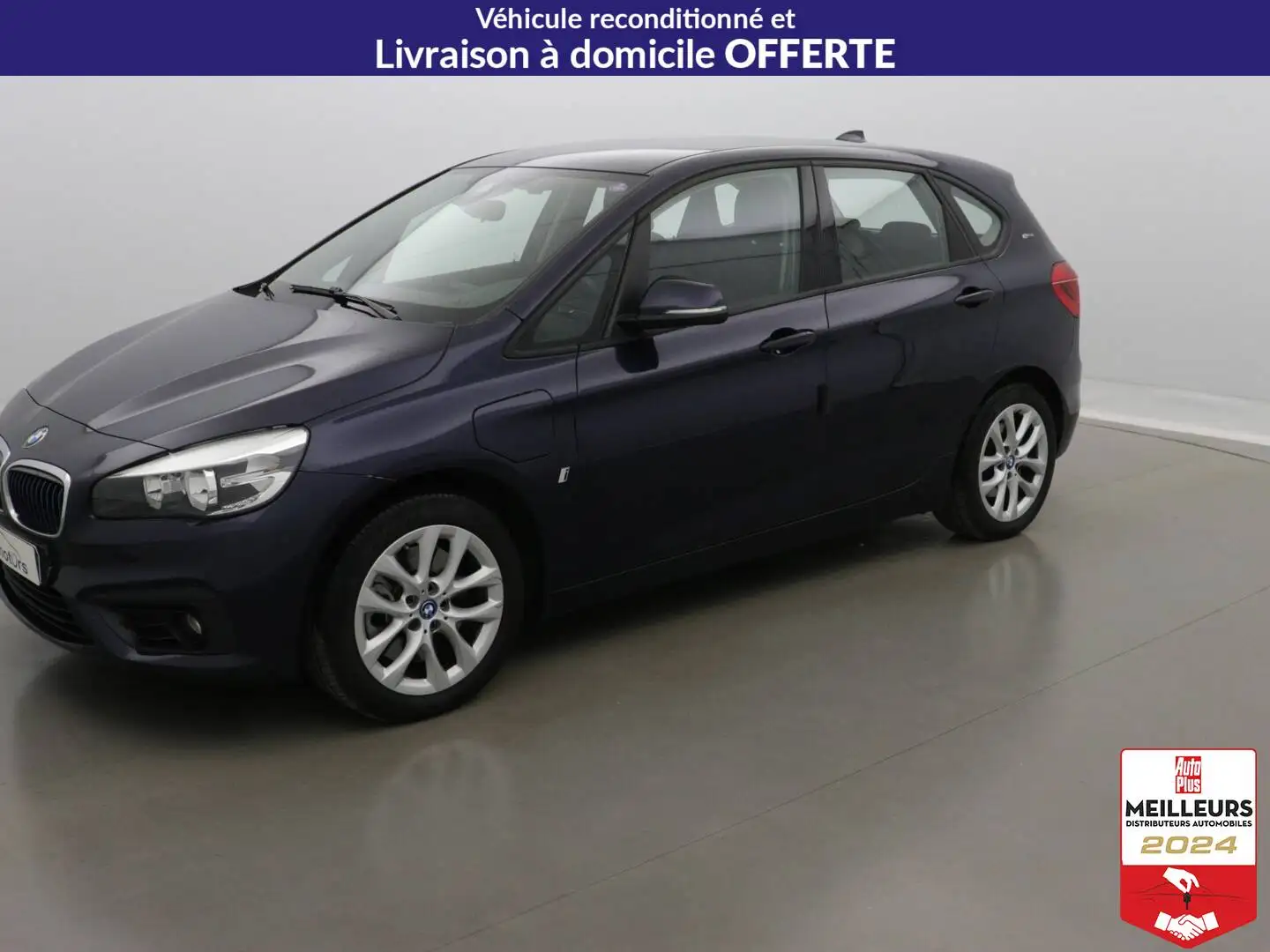 BMW 225 Active Tourer 225xe iPerformance 224 Lounge A +GPS Bleu - 1
