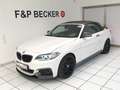 BMW 220 220d Cabrio Aut. M Paket Sport Leder Navi Garantie Blanc - thumbnail 9