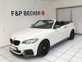 BMW 220 220d Cabrio Aut. M Paket Sport Leder Navi Garantie Blanc - thumbnail 1