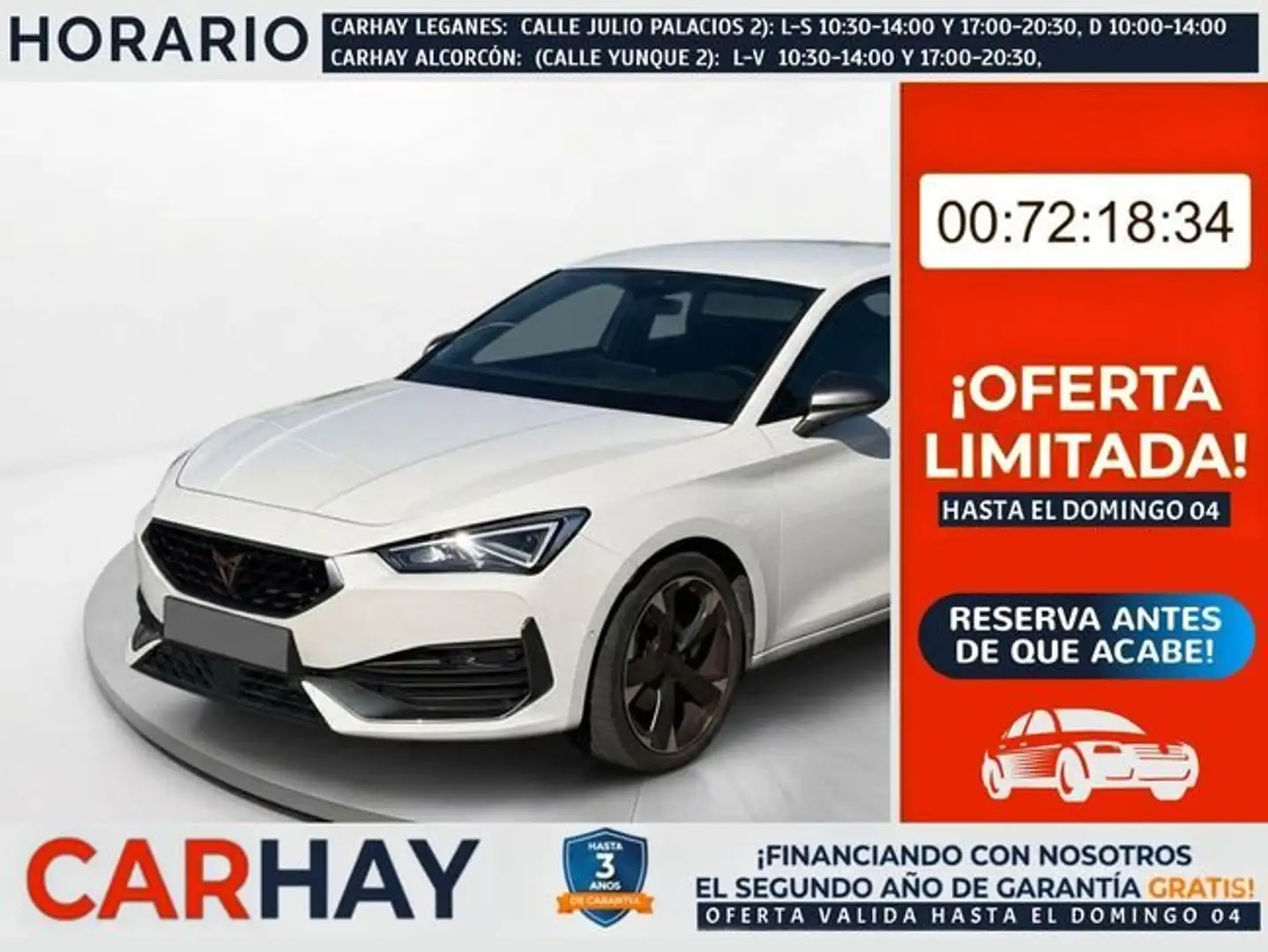 CUPRA 1.5 eTSI 110kW (150CV) DSG Blanco - 1