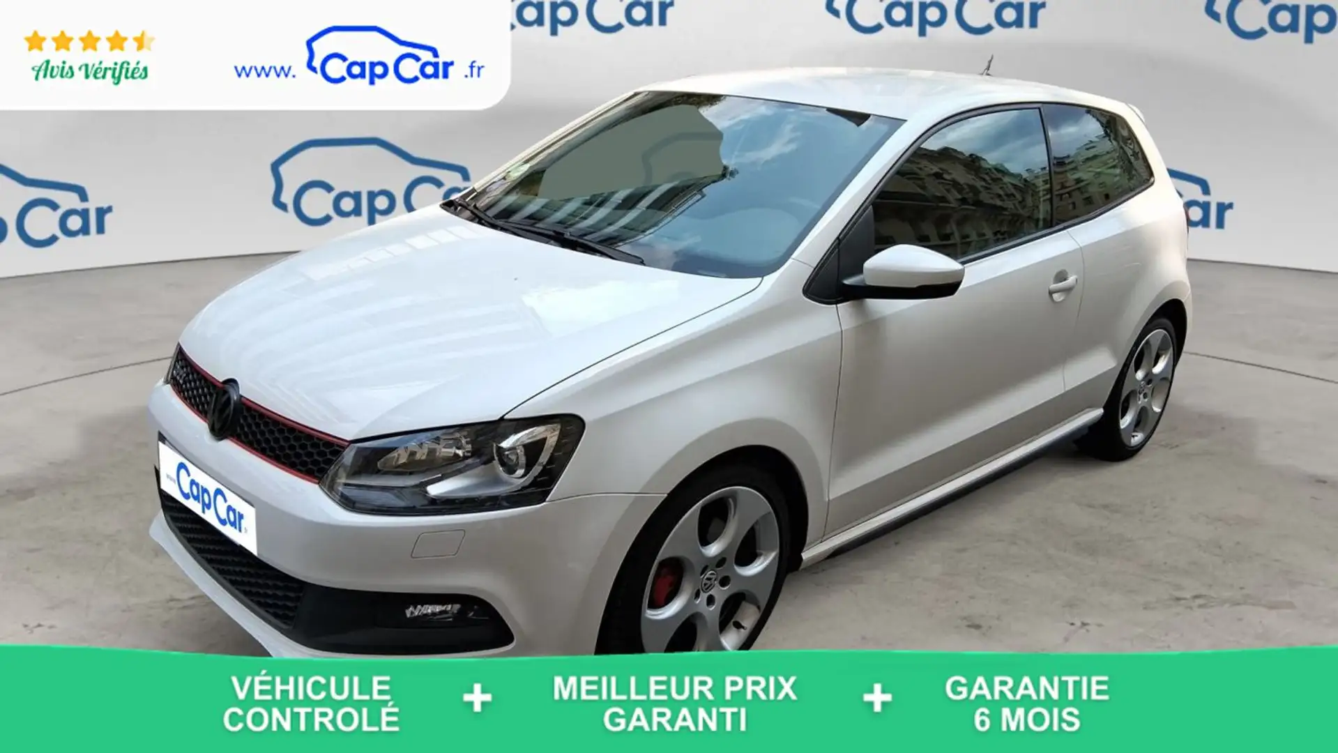 Volkswagen Polo V 1.4 TSI 180 DSG7 GTI - Automatique Blanc - 1