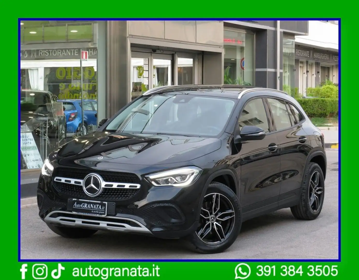 Mercedes-Benz GLA 200 d Business Extra Automatic Tetto+Navi10"+Cerchi18 Nero - 1