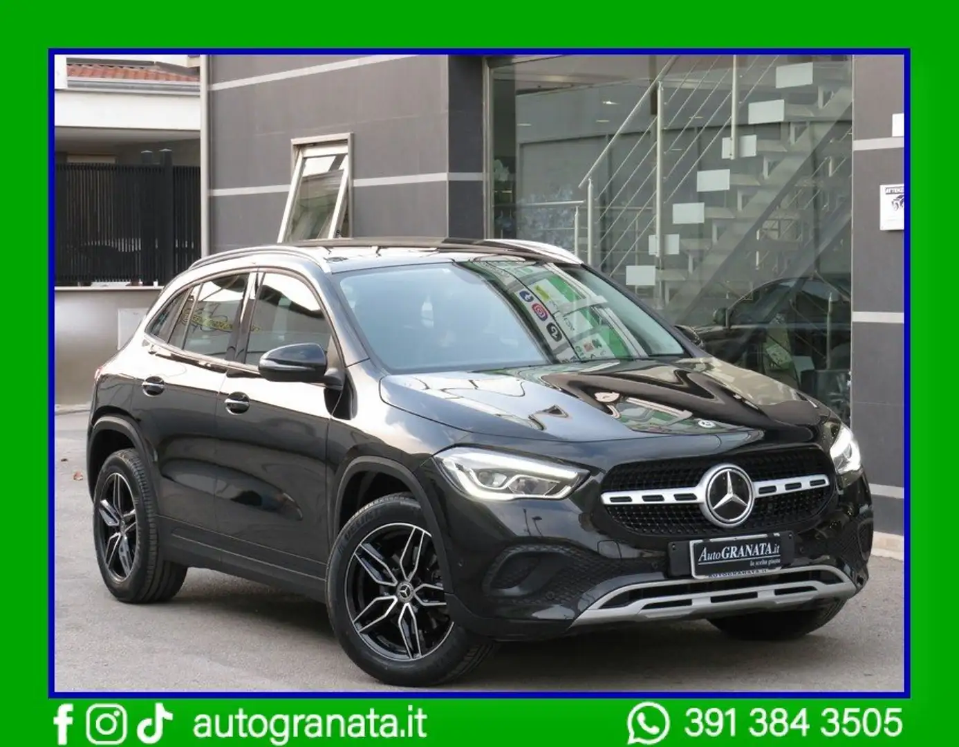 Mercedes-Benz GLA 200 d Business Extra Automatic Tetto+Navi10"+Cerchi18 Nero - 2
