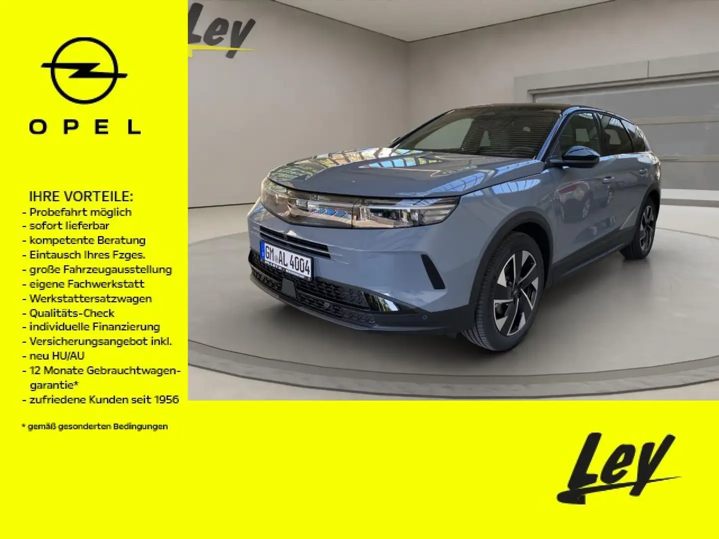 Opel Grandland 1.2 48V Mild-Hybrid 100kW GS Grau - 1