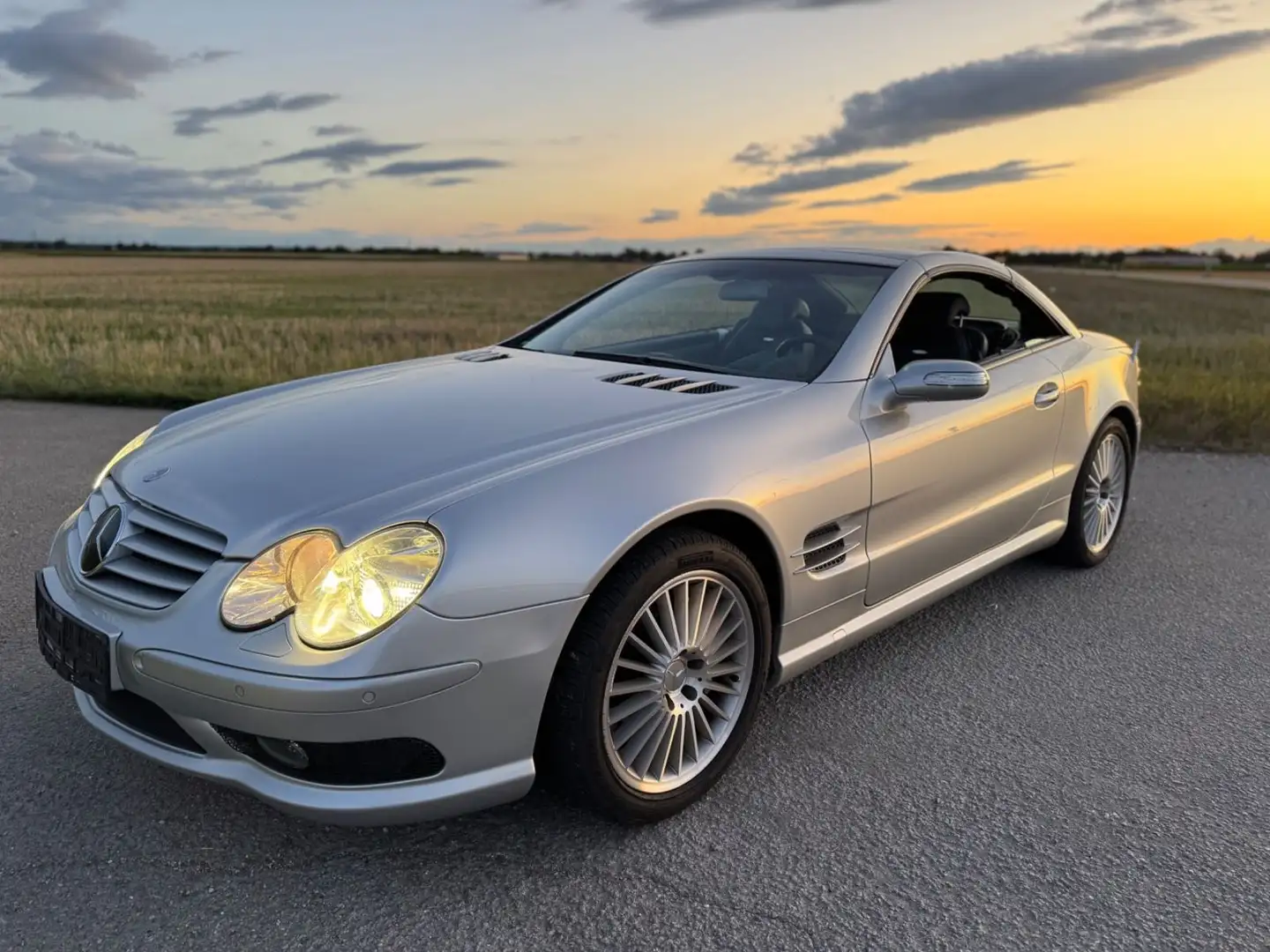 Mercedes-Benz SL 55 AMG / 1 HAND / Mwst. ausweisbar Plateado - 1