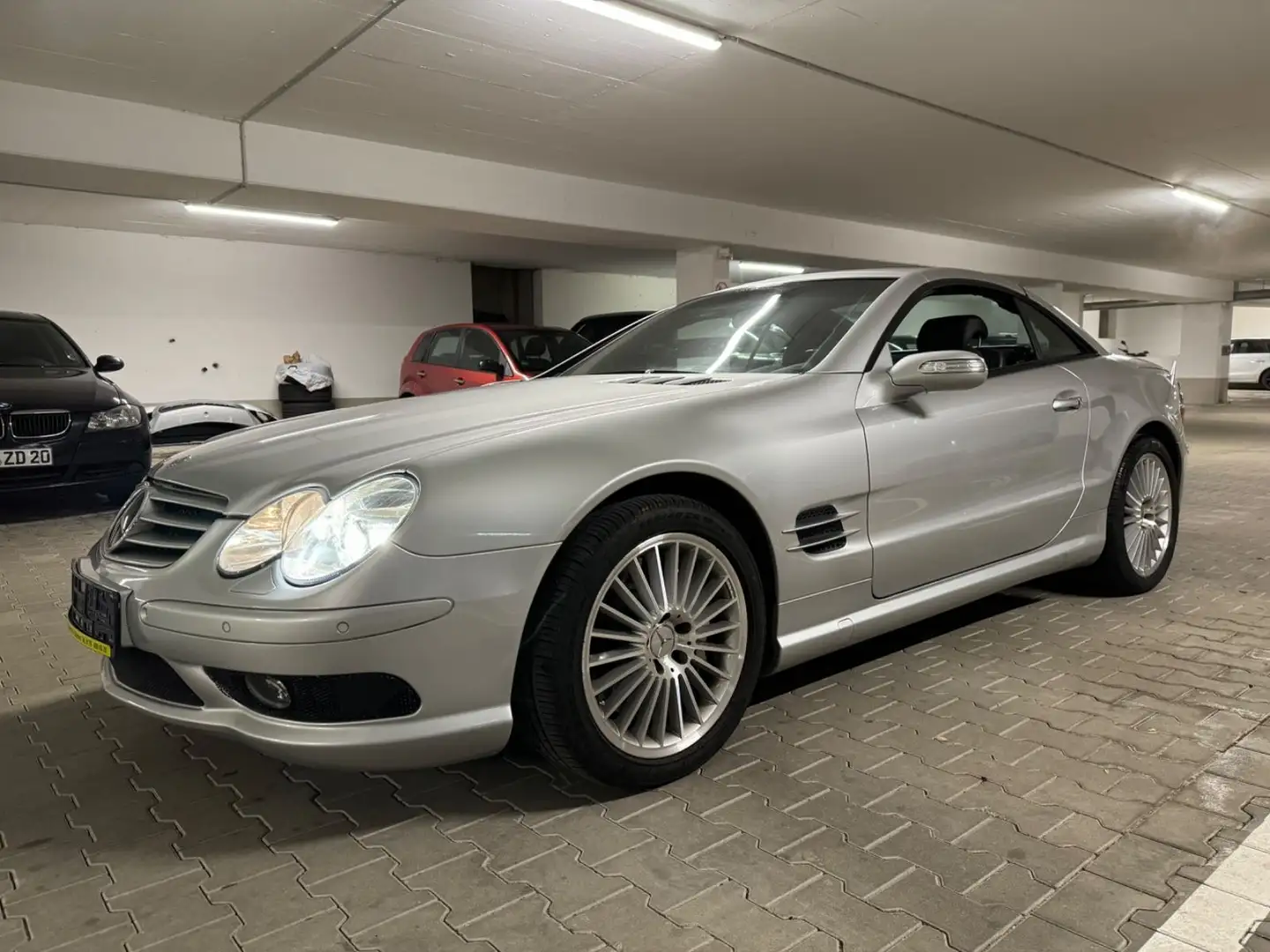 Mercedes-Benz SL 55 AMG / 1 HAND / Mwst. ausweisbar Argintiu - 1