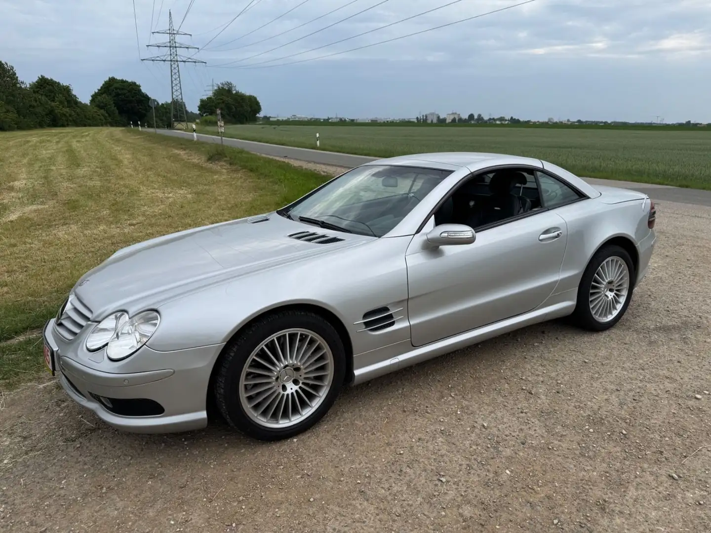 Mercedes-Benz SL 55 AMG / 1 HAND / Mwst. ausweisbar Stříbrná - 1