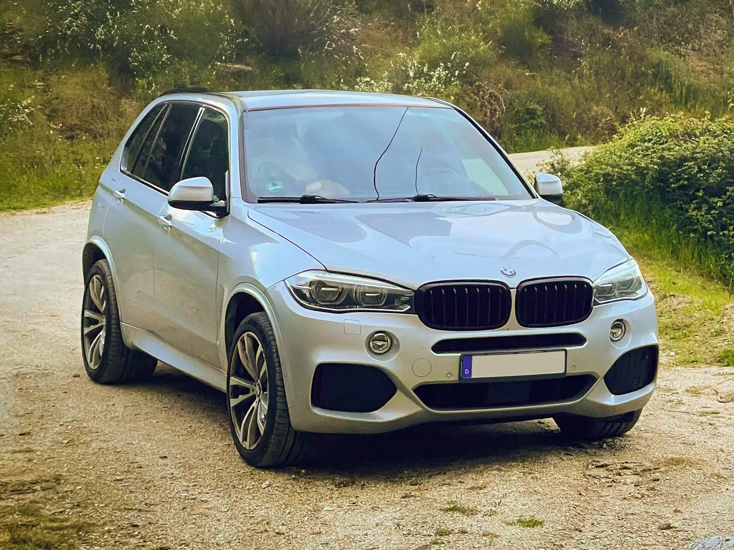 BMW X5 X5 Hybrid iPerf. M-Paket, Pano, HUD, Carplay, ACC srebrna - 1