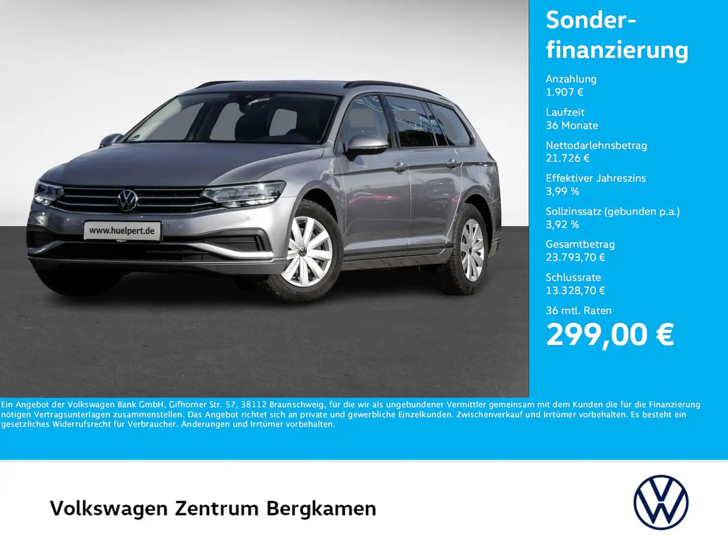 Volkswagen Passat Variant 1.5 CAM NAVI CARPLAY SITZHEIZUNG Silber - 1