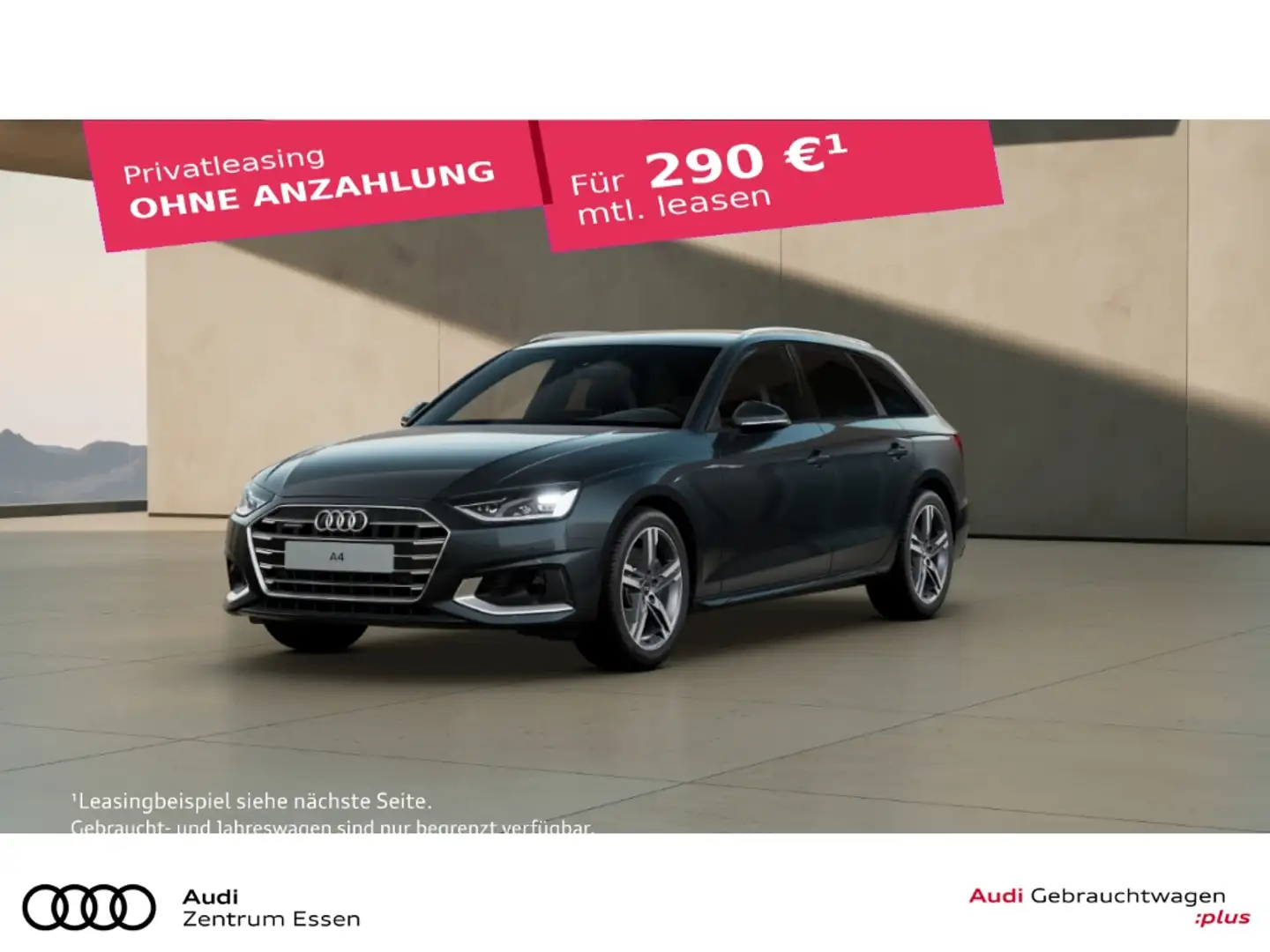 Audi A4 Avant Advanced 40 TFSI quattro S-TRONIC LED NAV PL Grau - 1